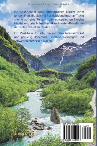Bild von einer Zugreise durch skandinavische Landschaften