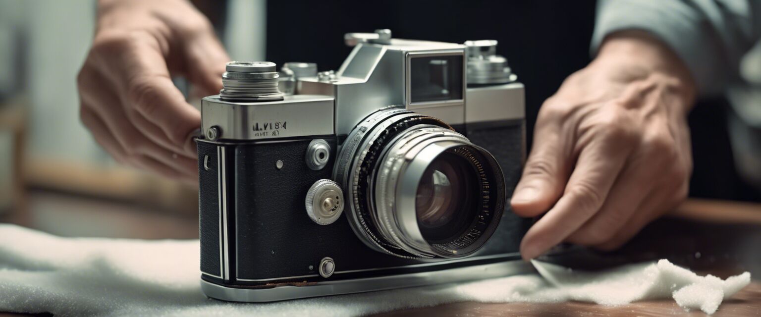 Cleaning a vintage camera