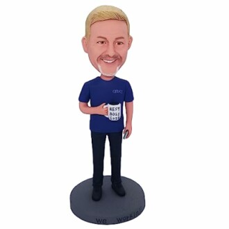 Maßgefertigte Boss-Figur mit Tasse