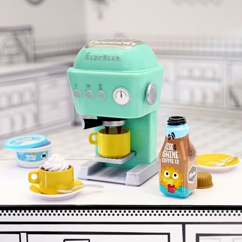 Spielzeug-Kaffeemaschine mit Zubehör