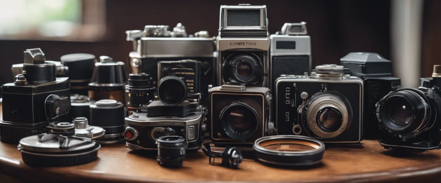 Vintage camera accessories
