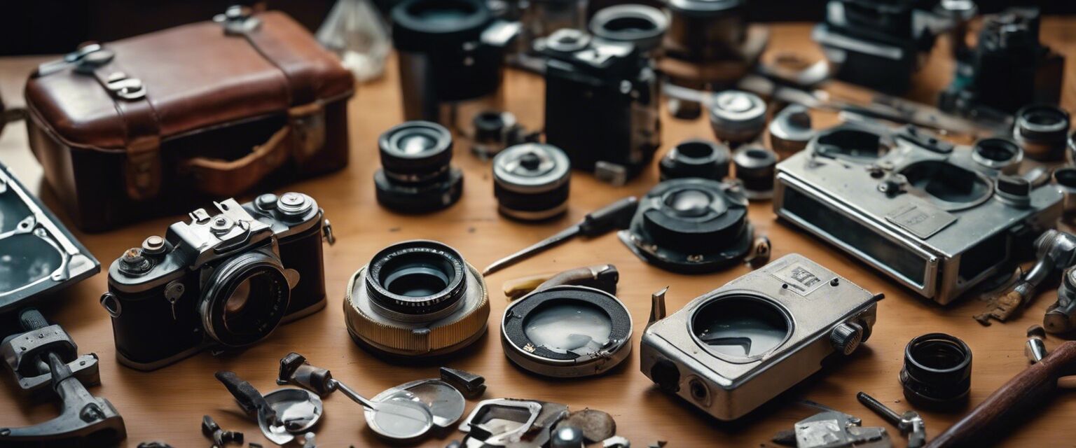 Tools for vintage camera repair